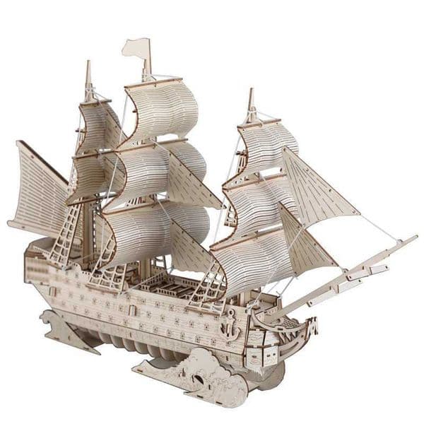 HMS Victory Ship Model Kit 3D Wooden Boat Puzzle British Sailing Ship Wood Toys For Children Adults Kids Party Games Gift M260520