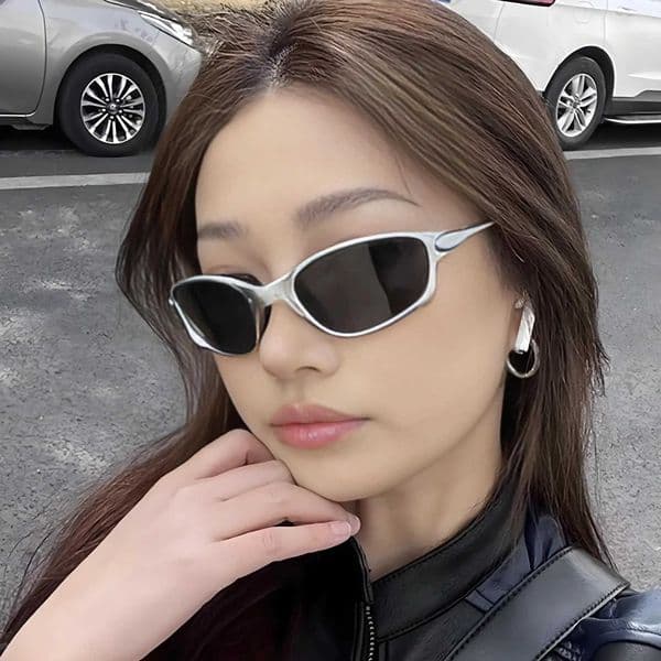 Fashion Trendy Cycling Sunglasses Metal Shades With UV Protection for Men And Women Outdoor Sports Running Hiking Driving Z260520