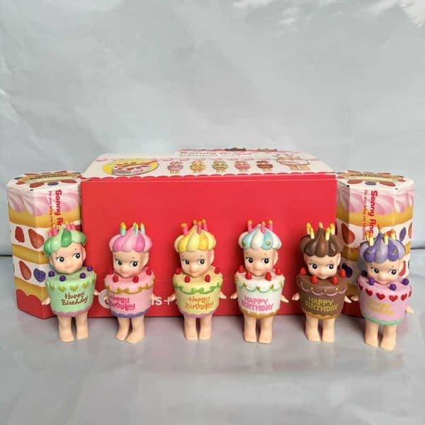 Cute Dolls Fans Car Ornament Gift Birthday Series Cute Angel Anime Figures Ornaments Blind Box kawaii toys for girls Z260520