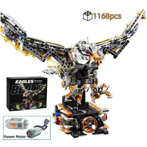 1168PCS Mechanical Building Blocks Model Childrens Power Motor Bricks DIY Toys for Christmas Birthday Gifts For KidsJ260520