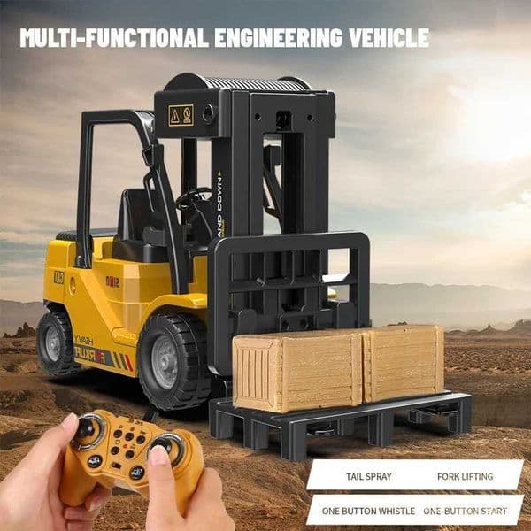 RC Trucks Forklift 24G Children Toys Remote Control Cars Toys for Boys Cranes Liftable Stunt Car Electric Vehicle for Kids GiftZHR260520