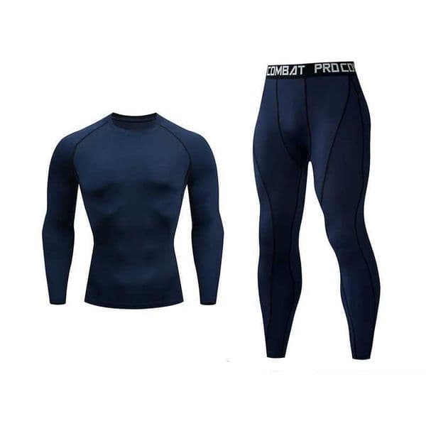 Mens Running Set Gym Jogging Thermo underwear xxxxl Second skin Compression Fitness MMA rashgard Male Quick dry Track suit X2605201