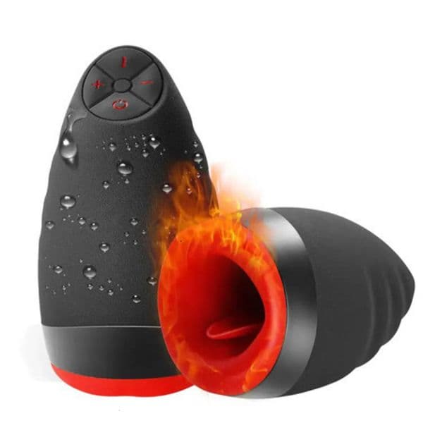 t Toys Male Masturbator Heating Artificial Oral Vaginal Vibrator Deep Throat Sucking Silicone Massage Cup Pussy Sex Adult Toys For Men F 003