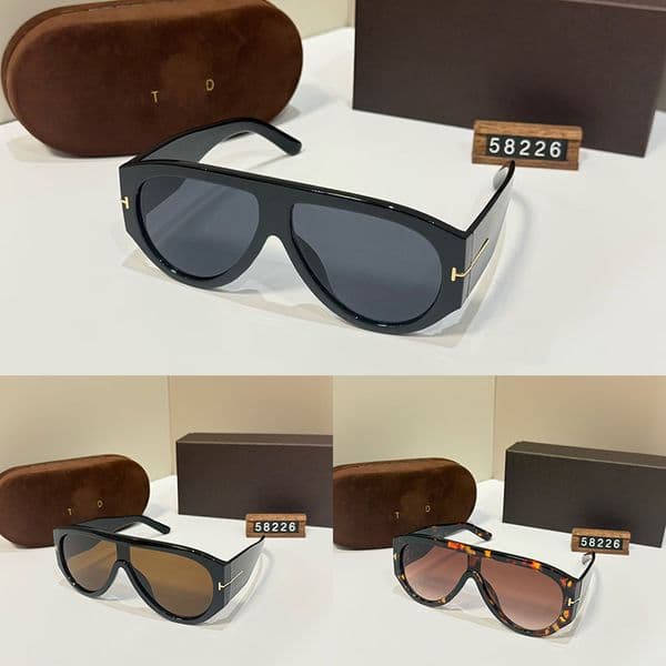 Top Designer sunglasses Vintage Square Pilot Sunglasses Retro Unisex Oversized T logo sunglasses for men Women Plastic Frame Retro Fashion Accessories 8 colors