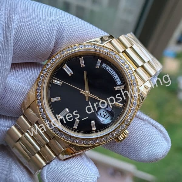 BP Factory 40MM Men Watches Automatic Mechanical 228348rbr 228206 228348 Watch Dual Date Roman diamond dial V2 Strap Watch Men's BPF Watch Wristwatches