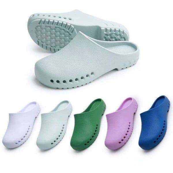 Medical Slippers, Unisex Laboratory Protective Shoes, Nurse-Specific Non-Slip Slippers W260520