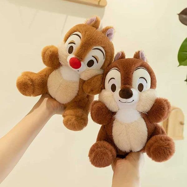 KAWaii CHIp n Dale Squirrel Anime Plush Toys 25cm Decorations Stuffed Plush Dolls Lovely Birthday Gift for Friends C260520