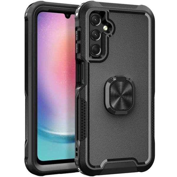 Heavy Duty Drop Protection Anti-skid Rugged Shockproof/Dust Proof 3-Layer Case For Sasung Galaxy A24 4G Phone CoverZHR260520