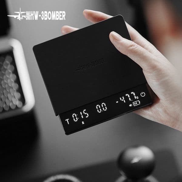 MHW3BOMBER Digital Kitchen Coffee Scale High Precision Cyclic Rechargeable Espresso Electronic Home Barista Accessories 260520