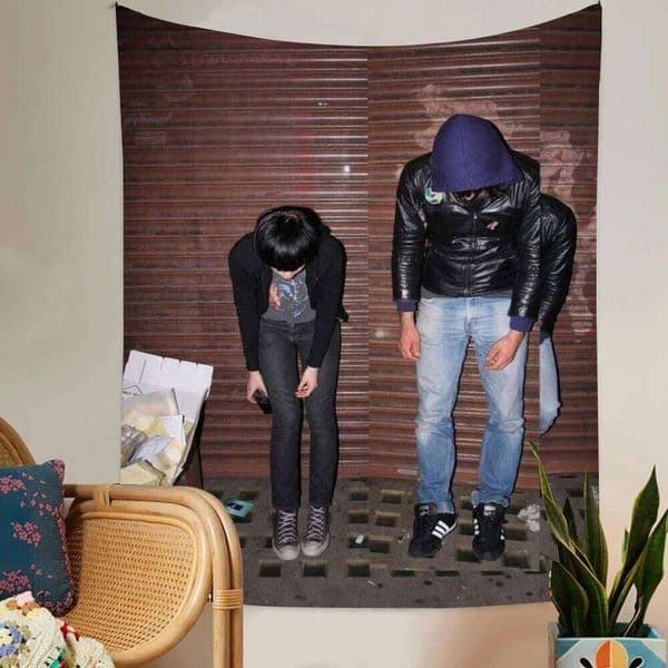 Crystal Castles Band DIY Tapestry Hanging Tarot Hippie Wall Rugs Dorm INS Home Decor 26W0519