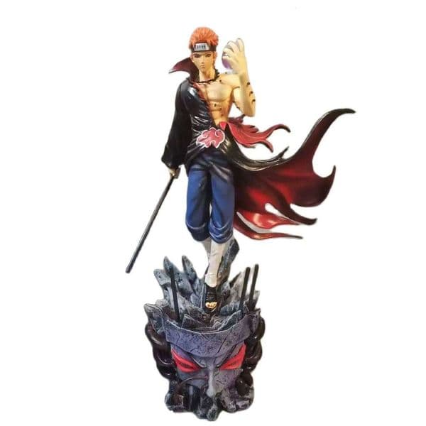29cm Anime Akatsuki Pain Battle Ver. GK PVC Action Figure Statue Collectible Model Kids Toys Doll Gifts 26W0520