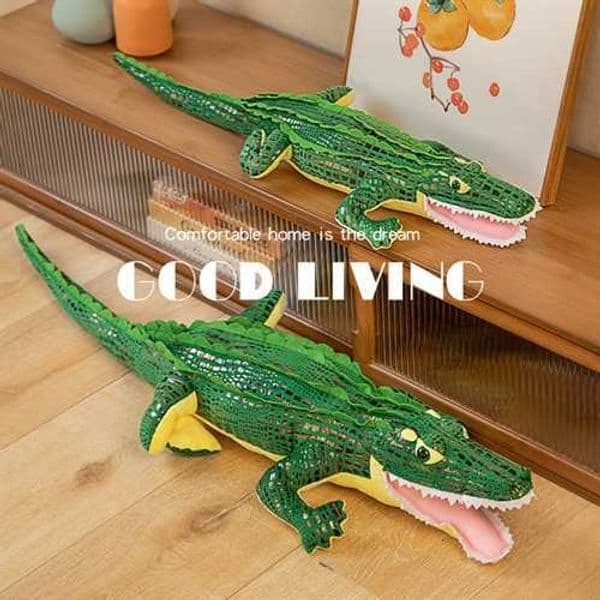 Simulated Crocodile Plush Toy Doll Pillow for Boys Creative and Funny for Boys to Sleep withL260520NKSU