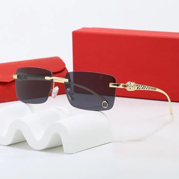 Sunglasses designer sunglasses men luxury sunglasses for women letter fashion classic UV400 frameless Fashionable outdoors sunglasses Valentine Day gift good