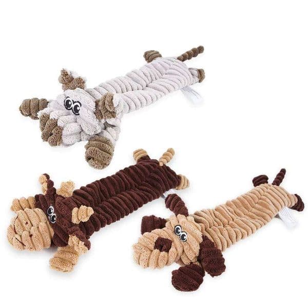 Cute Squeak Pet Pig Animal Plush Toy Chew Squeaky Whistling Involved Dog Toys for Small Large Dogs 26W0520