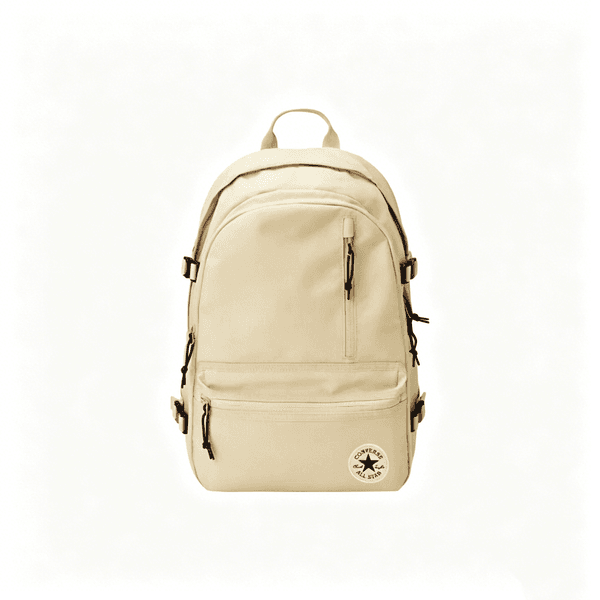 Converse Straight Edge Backpack Large Capacity Polyester Material Simple Versatile Adjustable Shoulder Strap Men Women Couple Backpack