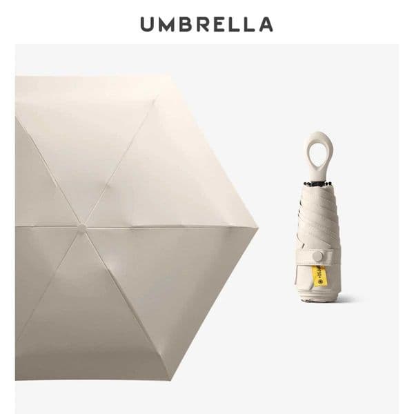 Mini Umbrella Capsule Dual-Use Sunny And Rainy Mode Rainproof Sun Protection Portable Outdoor Travel Parasol for Traveling C260520