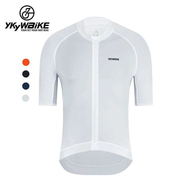 YKYWBIKE Cycling Jersey Soft Light Bike Jersey Bamboo Charcoal Fiber fabric Breathable Team Sports Mens Cycling ClothingZHR260520