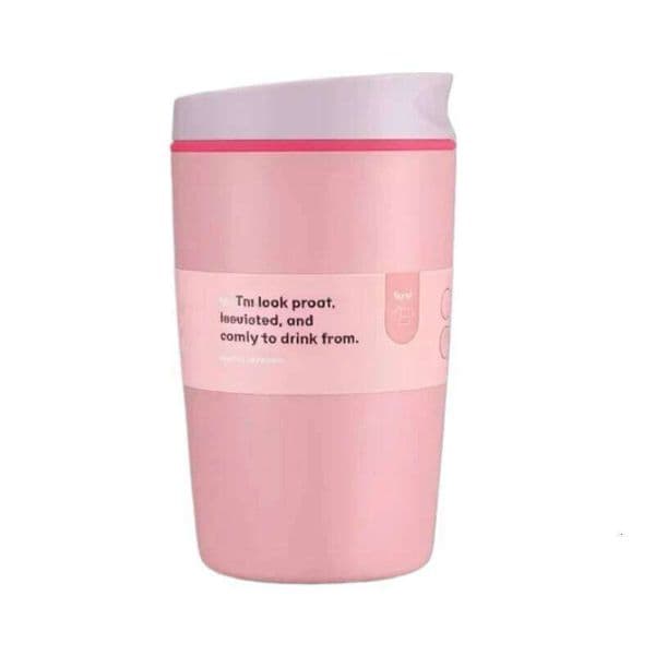 Minimalist Stainless Steel Thermo Mug Vacuum Insulated Coffee Cup Leakproof Lid Travel Silent Base Thermos Cups Thermal bottl 26Y0520