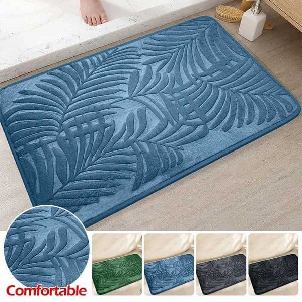 Absorbent Non-slip Bathroom Rug Memory Cotton Bathrooms Floor Rugs Bath Mat Living Room Bedroom Kitchen Home Carpet L260519