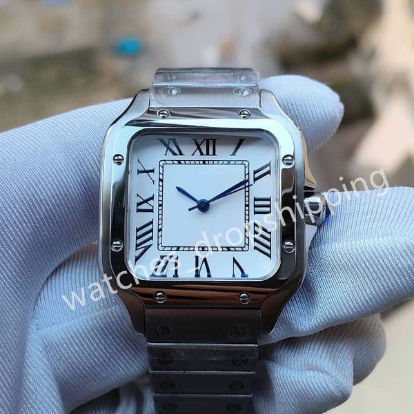 35mm Men Watch Women Automatic Movement Watches Silver Dial Stainless Steel Bezel Case Lady Sapphire Diving Mens unisex High-quality designers Mens Wristwatches