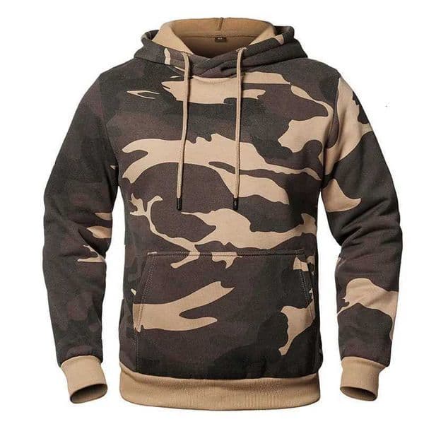 Fashion mens Autumn Winter Casual Hoodie Outdoor Camouflage Printed Pullover Hoodie Street Loose Design Harajuku mens Hoodie L260519