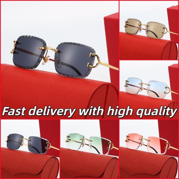 sunglasses for women designer designer mens sunglasses men designer glasses fashion classic frameless metal rimless optical frame sunglasses uv 400 sun eyewear