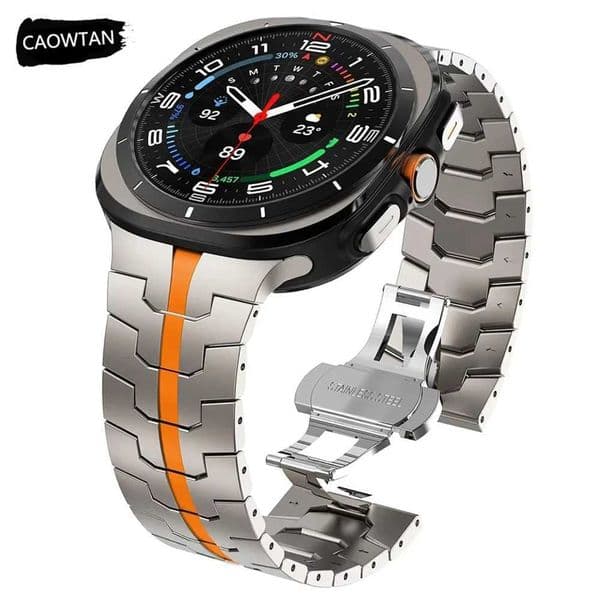 Titanium Band for Samsung Galaxy Watch Ultra 47mm Men Bracelet Luxury Metal Strap for samsung 7 ultra Galaxy Ultra 47MM Correa L260520