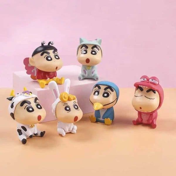 In Stock 6pcs/Set Anime Figure Xiaoxin Blind Box Cute Toy Bag Figure Cake Topper Ornament Birthday Gift For Fans Z260520
