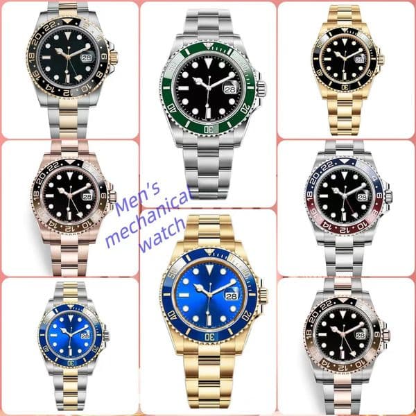 Wristwatch - Calendar Display Multi-functional Men's Watch - Nightlight Waterproof Watch - Steel Strap - Sapphire Crystal - Various Styles - Choose Any One