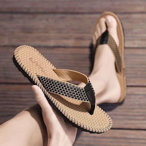 Men's Flip-Flops Wear-Resistant Non-Slip Odorless Summer Outdoor Trendy Beach Sandals High-End