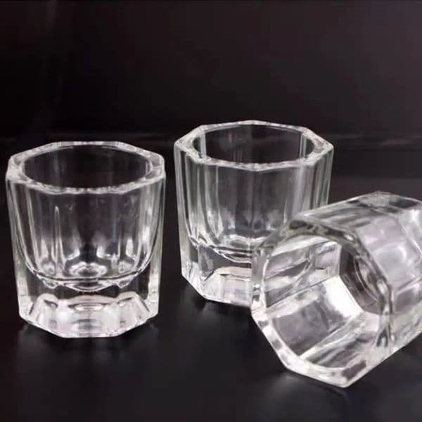 1 Pc Nail Art Acrylic Liquid Powder Dappen Dish Glass Crystal Cup Glassware Tools For Holder 260520