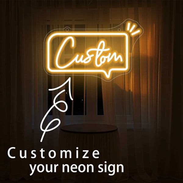 A Personalized Neon Light Decoration Custom Name Custom Gift Dimmable LED Night Light Creative Home Decor Gift H260520