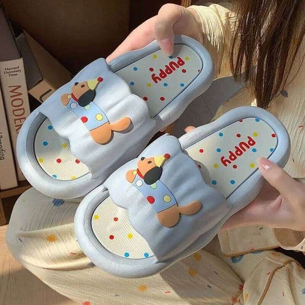 Cartoon Hot Dog Slippers for Women - Soft Anti-Slide Indoor/Outdoor Summer Sandals, Cute Couple Home Shoes W260520