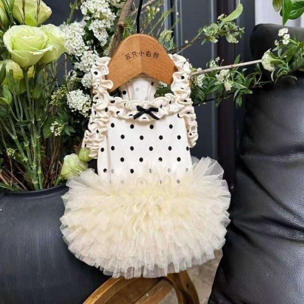 Cute Breathable Puppy Cat Slip Lace Hem Summer Princess Dress Soft Adorable Corgi Teddy Clothes Pet Supplies J260520