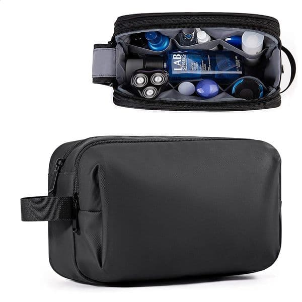 Toiletry Bag for Men Travel Organizer Dopp Kit Waterresistant Shaving Toiletries Door Room Essentials 260511