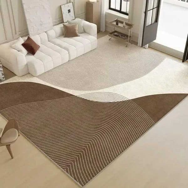 VIKAMA Modern Minimalist Rug Stain-Resistant and Durable Bedside Mat for Bedroom Living Room Sofa Rug Home DecorZHR260520