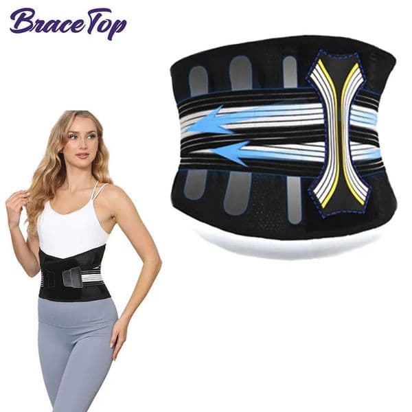 1 Pcs Sports Back Support Belt with Adjustable Straps Lumbar Support Belt for Men and Women Herniated Disc Sciatica Scoliosis Z260520