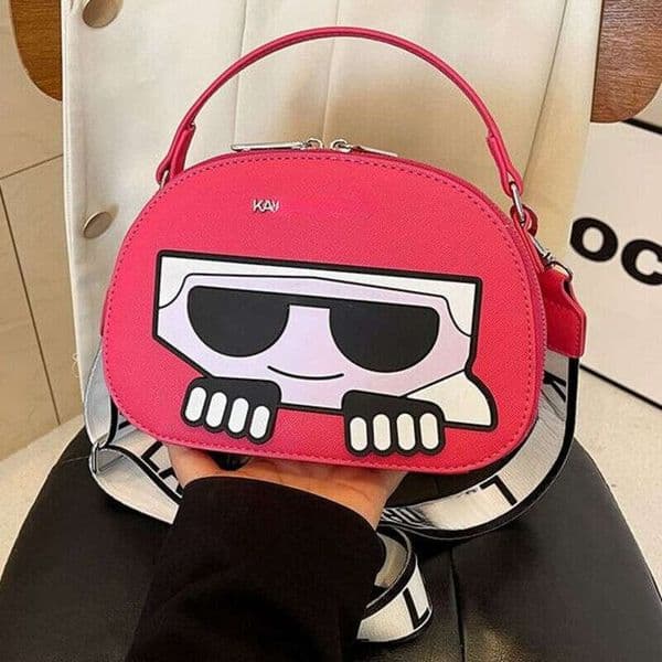 Luxury Karl Langerfeld Designer Karl Lagerfield Bag Tote Cartoon Camera Bag Sac De Luxe Casual Makeup Vanity Letters Shoulder Bag Small Bag Female Crossbody Bag
