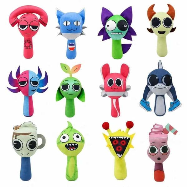 Sprunki Plush Toys Sprunki Game-related figurines Doll Stuffed Dolls Sprunki Plushie Soft Toy Peluches Stuffed Animals C260520