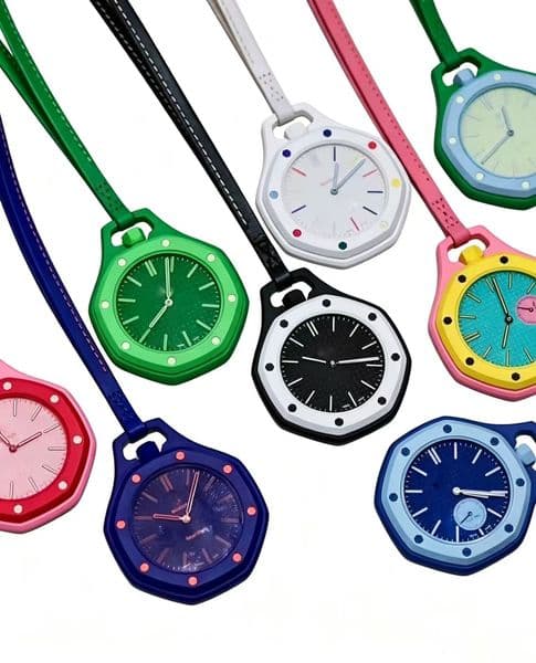 Royal ST POP Automatic Ceramic Dial 8 Color Leather Lanyard LOVER watch Men women Watch Gift with boxs