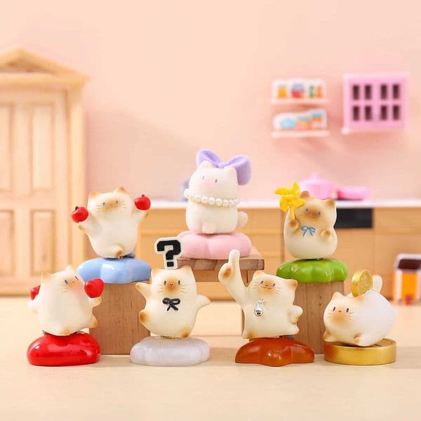 Cat Pai Happy Carefree Rotatable Blind Box Series Multiple Styles Cat Toy Ornament Fun Playing Method Mystery Box Surprise Gifts Z260520