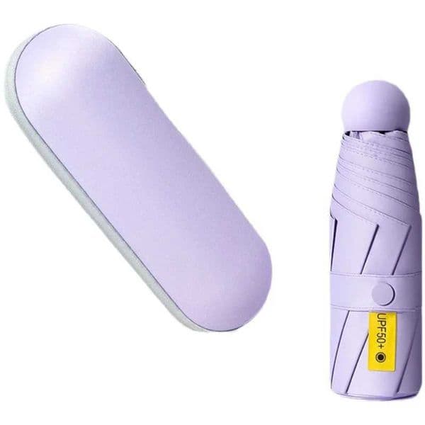 Portable Folding UmbrellaOutdoor Travel Capsule UmbrellaRain And Sun ProtectionSuitable For Both Rainy And Sunny Days4 Color C260520