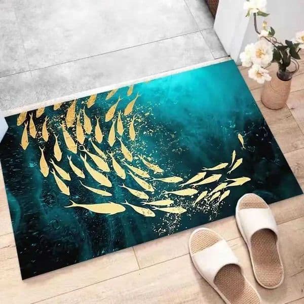 Floor mat entry door mat living room door mat kitchen bathroom bedroom door mat non-slip absorbent carpet mat L260519