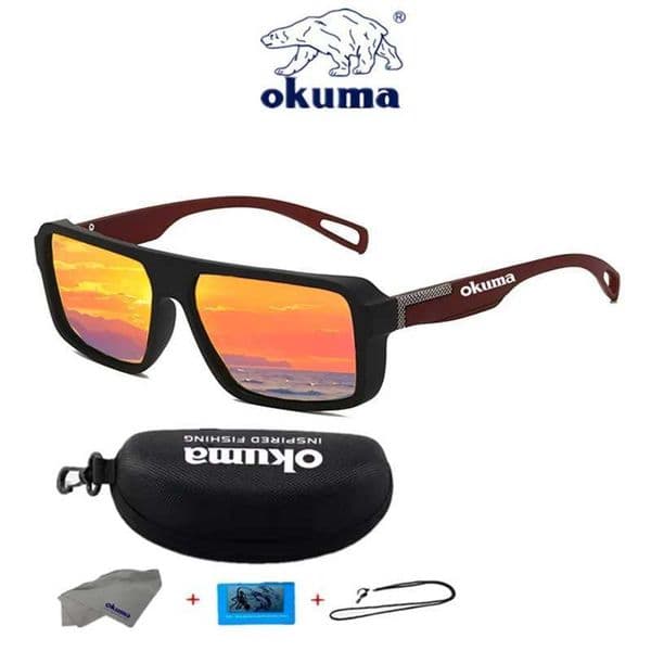 Okuma polarized fishing sunglasses UV400 mens and womens outdoor sports cycling hunting driving sunglasses 6 colors available Z260520