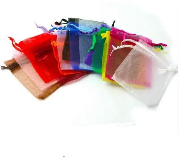 Bulk Office Supplies Wholesale Multi Colors Jewelry Packaging Transparent Gauze Bag Casamento school 9X12cm Korah Wedding Gift Bags Organza Pouch Free Shippin 17