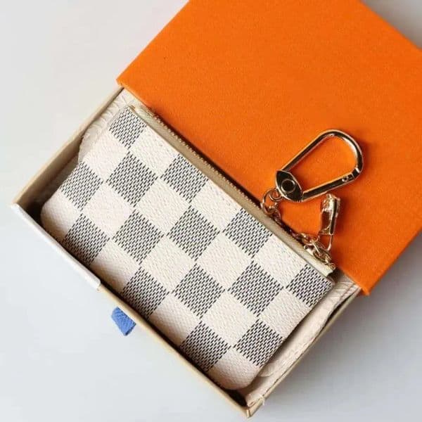 Top quality Designers luxurys Purses KEY POUCH POCHETTE CLES Women Mens Key Ring Credit Card Holder Coin Purses Mini Wallet Bag with box and dustbag M62650 M80879