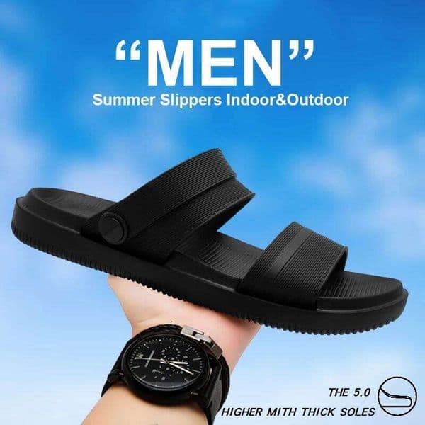 Summer Men's Flat Bottom Sandals Driving Shoes Indoor Outdoor Beach Slippers Casual EVA Sport Sneakers Size40-45 W260520