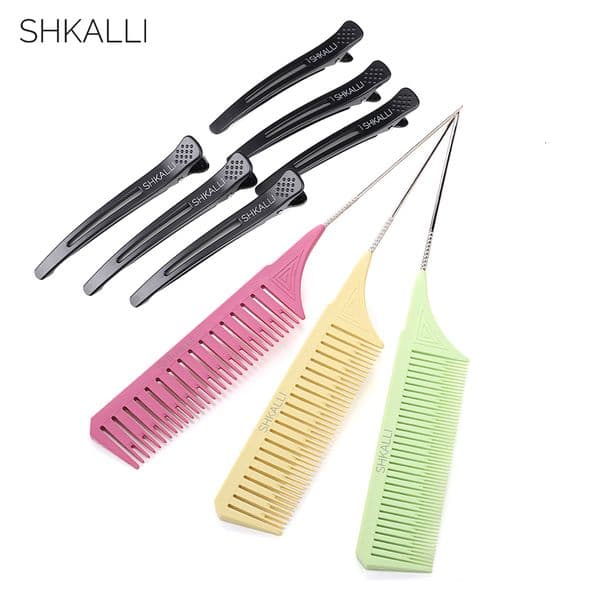 Professional Hair Dye Highlighting Comb Set Efficient SplitTooth n NonSlip Grip Premium Styling Tools 260518
