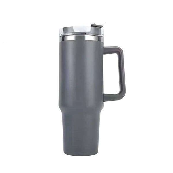 1200ML Large Capacity Thermos Cup Stainless Steel Vacuum Insulated Water Bottle with Straw Leak Proof Gym Travel Mug 26Y0520