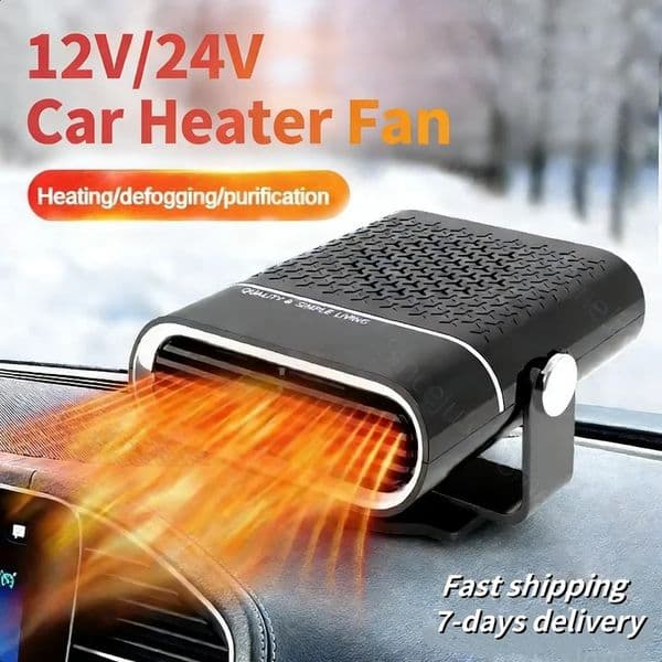 Portable Car Heater 12V 24V Windshield Automatic Defogging Defrost Fast Heating 260520